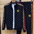 New men's casual sports suits high-end atmospheric fashion versatile slim soft and comfortable men's clothing