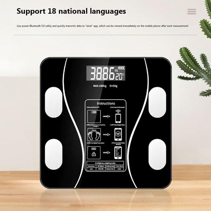 🏅NEW YEAR SPECIAL 50% OFF⏰Weight & Body Fat Smart Digital Scale🏃‍