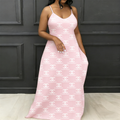 Classic Print V-Neck Pocket Cami Dress 3D0426033116