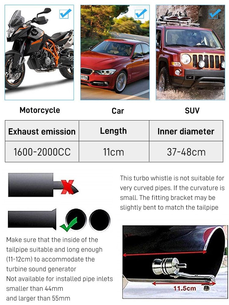 🏍️Exhaust turbine whistle