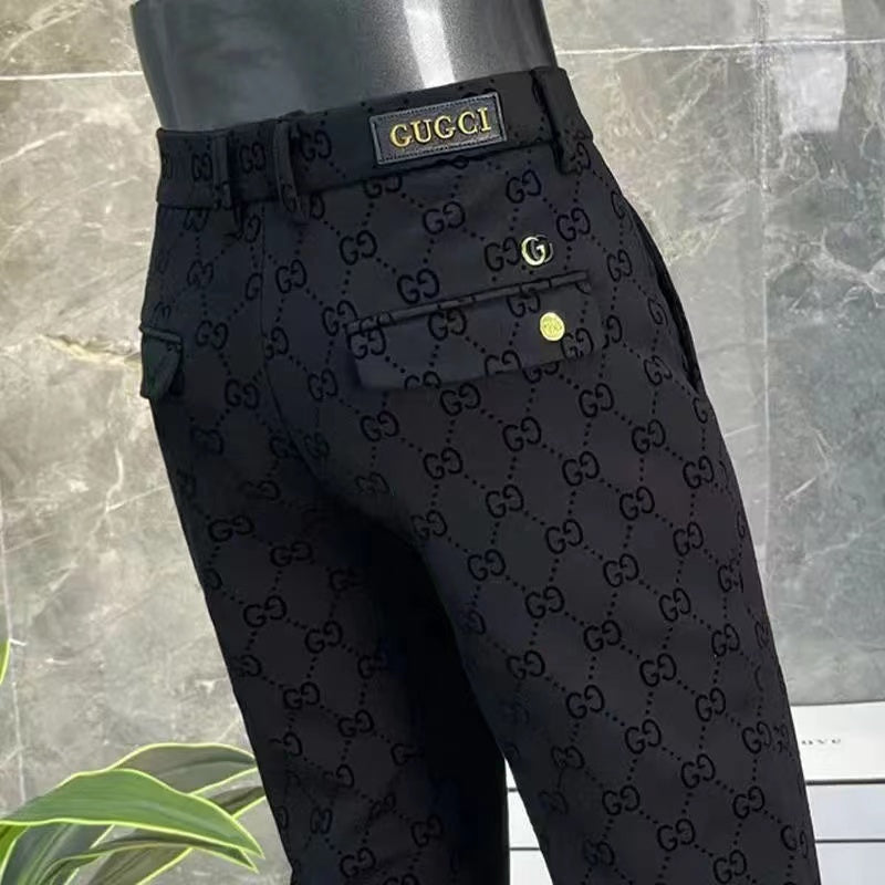 G fashionable all-match slim fit trousers-PD04041103