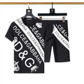 New fashion round neck short suit 1025042801
