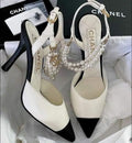 Summer New Style Pearl Strappy High Heels 0424051404