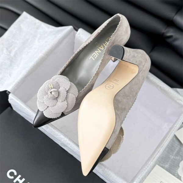 CHL Camellia Pointed Toe Stiletto Heels 0424082808