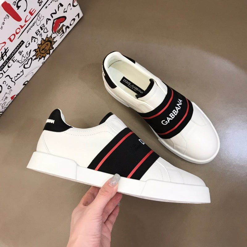 New genuine leather breathable men's sports shoes