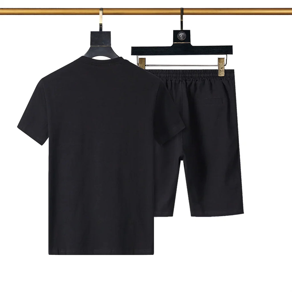 New fashion round neck short suit 1025042801