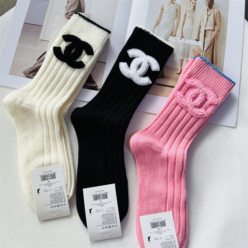New CL Women's Fashion Thick Knit Socks 0423082803
