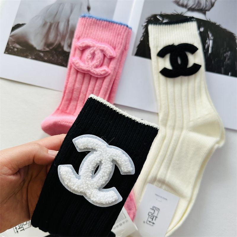 New CL Women's Fashion Thick Knit Socks 0423082803