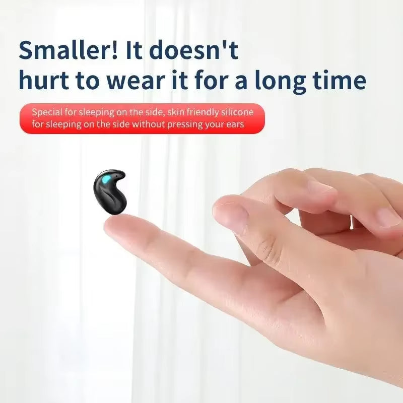 Ailsion Sleep Bluetooth Headset, Ailsion Earbuds For Sleeping, in-Ear Noise Cancelling Earphones
