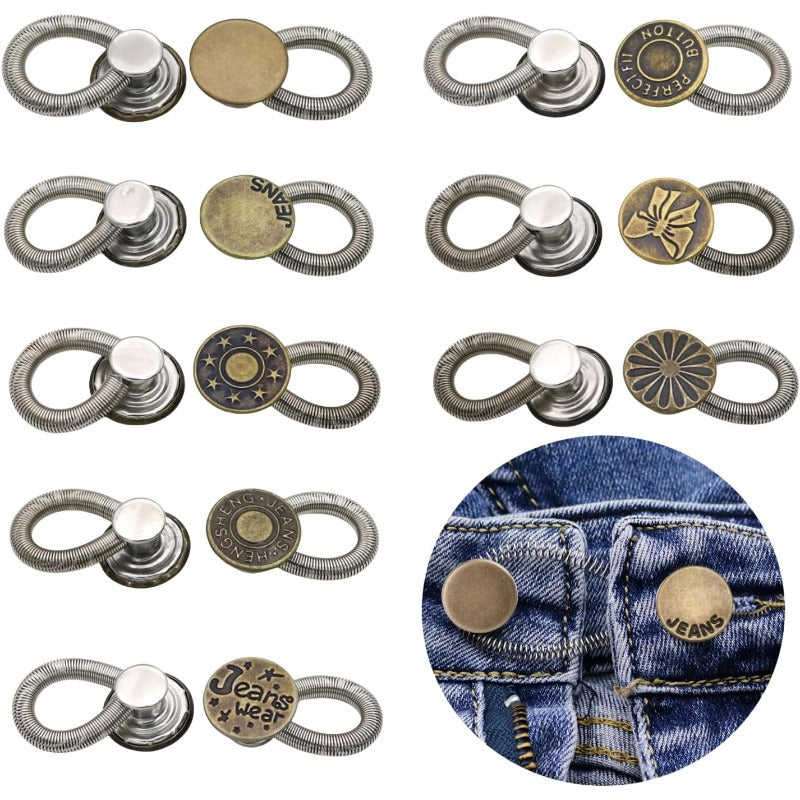 Elastic Waist Button Extenders