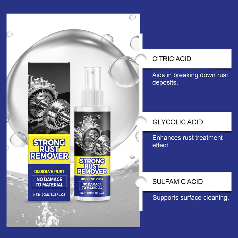 🚗Easy-to-use rust remover for cars and homes